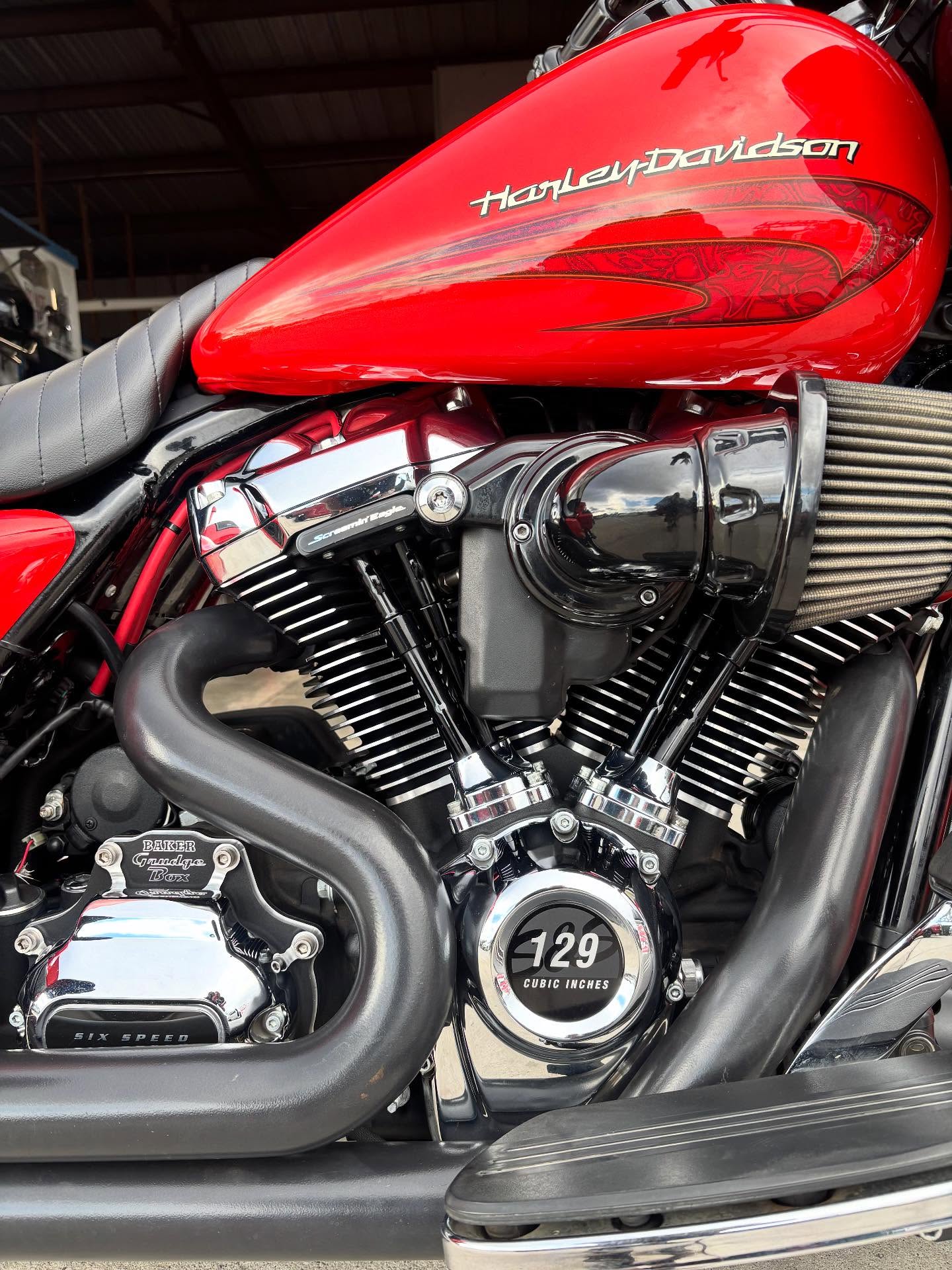 Mechanic working on bike